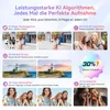 Collage of marketing images showcasing AI features of a smartphone. Produktbild-Vorschau