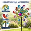formano Buntes Windrad Garten Metall Windspiel Windmühle Produktbild-Vorschau 3