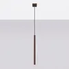 Suspension PASTELO 1 brun 1xG9 8W acier 120x8x8cm Sollux Voir les images du produit 1