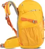 Side view of a yellow backpack with orange accents. Anteprima dell’immagine prodotto