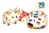 Rijoka Holzspielzeug-Eisenbahn mit Schienen Zug-Set - Produktbild-Vorschau 1