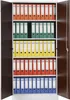 Aktenschrank Beetle | HxBxT 195x92x42 cm | Weiß-Wenge Produktbild-Vorschau 4