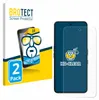 A product packaging box for screen protectors and a smartphone with a screen protector applied. Produktbild-Vorschau