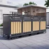 Mülltonnenbox 4er Set für 240 Liter Tonnen Produktbild-Vorschau 5