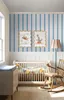ESTAhome behang strepen blauw en rood 0.53 x 10.05 m Productafbeelding-voorbeeld 2