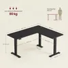 VASAGLE Höhenverstellbarer Schreibtisch, 160 cm, L-förm, Produktbild-Vorschau 3