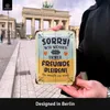 LANOLU Retro Blechschild Freunde bleiben, vintage Produktbild-Vorschau 3
