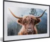 MuchoWow® Gerahmtes Poster Schottischer Highlander - Berge Produktbild-Vorschau 1