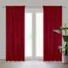 Vorhang BLACKOUT rot 135x270 cm Kräuselband Produktbild-Vorschau 1