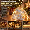 LED Strip Lichterkette 180cm 30 LED Warmweiß Selbstklebend Produktbild-Vorschau 2