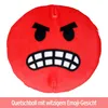 Wütender Smiley Ball aus Plüsch rot - ca. 9 cm Produktbild-Vorschau 4