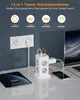 TESSAN 8 Fach Mehrfachsteckdose mit 1 USB C und 3 USB A Produktbild-Vorschau 2