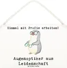 Mr. & Mrs. Panda Schild Augenoptiker Leidenschaft DIN A6 - Produktbild-Vorschau 1