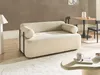 BELIANI 2-Sitzer Sofa Cremeweiß Bouclé Gepolstert mit Produktbild-Vorschau 2