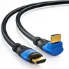 deleyCON 1m HDMI 90° Winkel Kabel UHD 4K HDR eARC - Schwarz Produktbild-Vorschau 2