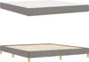 vidaXL Boxspringbett Taupe 180 x 200 cm Stoff Produktbild-Vorschau 5