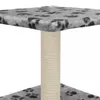 vidaXL Arbre à chat en sisal 55 cm Gris Impression de Voir les images du produit 13