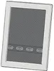 A silver picture frame is shown against a white background. Produktbild-Vorschau
