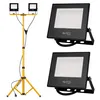 MasterLED LED Baustrahler mit Stativ 2x30W Doppelstrahler Produktbild-Vorschau 1