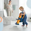 Relaxdays Kinder Toilettensitz mit Treppe, 39–45 cm Produktbild-Vorschau 3