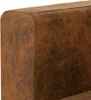 A close-up view of the textured brown upholstery of a sofa. Produktbild-Vorschau