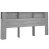 VidaXL 817283, Szary, Dąb, Drewno, 2200 mm, 104,5 cm, 185 Podgląd zdjęcia produktu 1