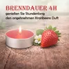 Duft-Teelichter 36er Pack – Duft Erdbeere, ca. 4 Stunden Produktbild-Vorschau 3