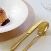 Sambonet Venezia Edelstahl/PVD Gold Set 6 Kuchengabeln Anteprima dell’immagine prodotto 2