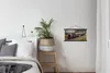 MuchoWow® Textilposter Ein Dampfzug bei grauem Himmel 60x30 Produktbild-Vorschau 3