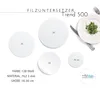 Untersetzer FILZ, 3 mm dick, rund, D 30 cm, weiß Produktbild-Vorschau 2