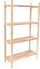 ROJAPLAST Holzregal 120 × 75 × 30 cm, 4 Fachböden Produktbild-Vorschau 1