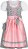Kinderdirndl 3-teilig Nicky in Blau von Nübler Größe 122 Produktbild-Vorschau 1