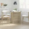 vidaXL Esstisch Sonoma-Eiche 110 x 60 x 75 cm Holzwerkstoff Produktbild-Vorschau 2