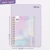 Häfft-Timer Fancy 2026/2027 / A5 / Bleu & Rosé / Produktbild-Vorschau 3
