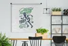 MuchoWow® Wandteppich Wandbehang Laufen - Vintage - Grün Produktbild-Vorschau 3