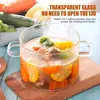 Glaspfanne, 1.6-Liter-Glaspfanne mit Deckel, Produktbild-Vorschau 3