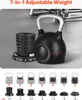 SucceBuy Verstellbare Kettlebell mit 7 Gewichtsstufen: 1,5 Produktbild-Vorschau 5