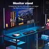 AIORBER Eckschreibtisch mit Monitorständer und 4 Schubladen Produktbild-Vorschau 2
