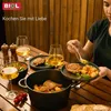 BIOL Garnek żeliwny emaliowany 4 l z żeliwną pokrywką Podgląd zdjęcia produktu 8
