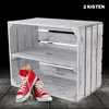 2 Holzkisten Vintage/ NEU / 50x40x30 cm / stapelbare Produktbild-Vorschau 1