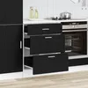 vidaXL Élément bas de cuisine noir imitation chêne 60 x 46 Voir les images du produit 2