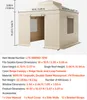 SucceBuy Winter-Pavillonabdeckung für 3,05x3,05 m Pavillons Produktbild-Vorschau 7