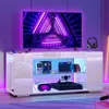 TV Lowboard mit LED-Beleuchtung & Fernbedienung, 120cm Produktbild-Vorschau 5
