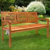 CASARIA® Gartenbank FSC®-Zertifiziert Wetterfest Produktbild-Vorschau 2