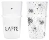2er Set Trinkgläser, Cafe Latte Gläser LATTE & BLUMEN  Produktbild-Vorschau 1