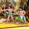 Cowboy und Indianer Spielfiguren Set - 39x30 cm Produktbild-Vorschau 5