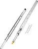 Two drawer slides and a set of screws on a white background. Anteprima dell’immagine prodotto
