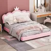 Kinderbett Polsterbett(90*200cm,Pink) mit Lattenrosten und Produktbild-Vorschau 3