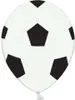 Luftballons 30cm Fußball 6er Set weiß / schwarz Produktbild-Vorschau 5