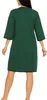 Aquarti Damen Bademantel Morgenmantel mit Reißverschluss Produktbild-Vorschau 6